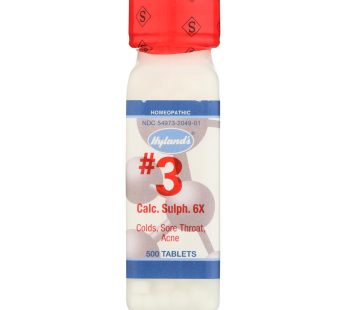 Hyland’s No.3 Calcium Sulphate 6x – 500 Tablets
