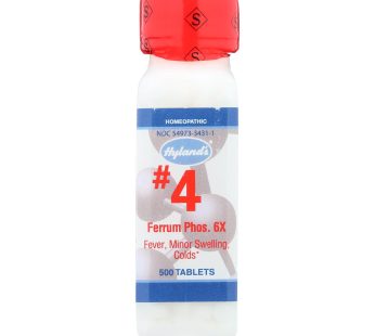 Hyland’s No 4 Ferrum Phos 6x – 1 G – 500 Tablets