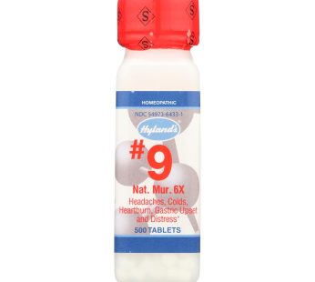 Hyland’s No.9 Natrum Mur. 6x – 1 G – 500 Tablets