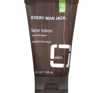 Every Man Jack Face Lotion And Post Shave – Fragrance Free – 4.2 Oz