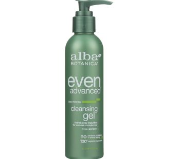 Alba Botanica – Natural Even Advanced Sea Mineral Cleansing Gel – 6 Fl Oz