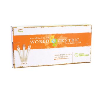 World Centric Corn Starch Fork – Case Of 12 – 24 Count