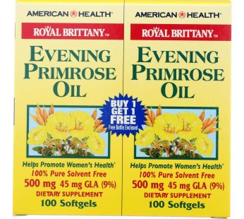 American Health – Royal Brittany Evening Primrose Oil 100+100 Softgels
