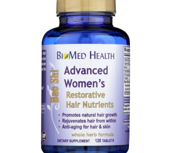Biomed Health Advanced Women’s Bao Shi Restorative Hair Nutrients – 120 Caplets