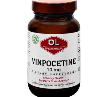 Olympian Labs Vinpocetine – 10 Mg – 60 Vegetarian Capsules