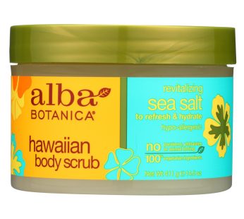 Alba Botanica – Hawaiian Sea Salt Body Scrub – 14.5 Oz