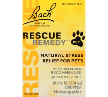 Bach Flower Remedies Rescue Remedy Stress Relief For Pets – 10 Ml