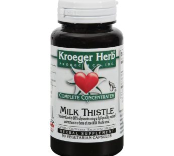 Kroeger Herb Milk Thistle – 90 Vegetarian Capsules