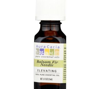 Aura Cacia – 100% Pure Essential Oil – Balsam Fir Needle – Elevating – .5 Fl Oz