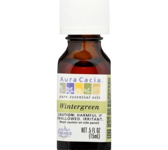 Aura Cacia – Pure Essential Oil Wintergreen – 0.5 Fl Oz