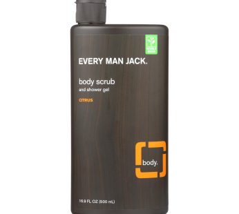Every Man Jack Citrus Body Scrub – 16.9 Fl Oz