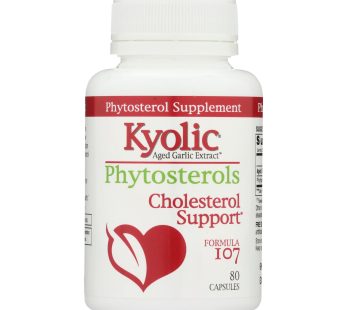 Kyolic – Aged Garlic Extract Phytosterols Formula 107 – 80 Capsules