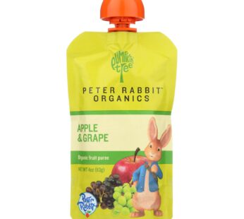 Peter Rabbit Organics Fruit Snacks – Apple And Grape – Case Of 10 – 4 Oz.