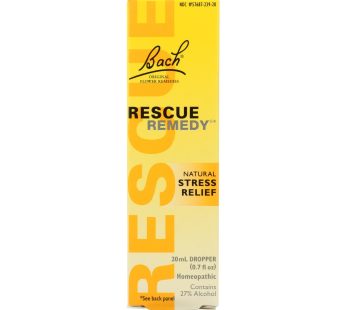 Bach Flower Remedies Rescue Remedy Natural Stress Relief – 0.7 Fl Oz
