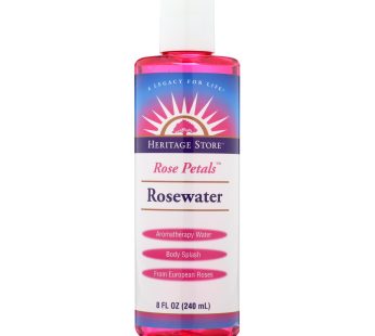 Heritage Products Rose Petals Rosewater – 8 Fl Oz