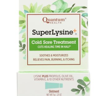 Quantum Super Lysine Plus Cold Sore Treatment – 0.25 Oz
