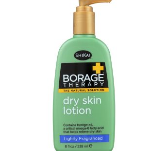 Shikai Borage Therapy Dry Skin Lotion Lightly Fragranced – 8 Fl Oz