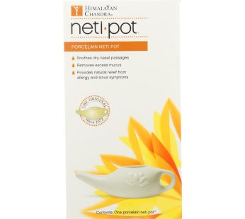 Himalayan Institute Neti Wash Ceramic Neti Pot – 1 Pot