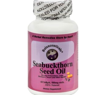 Balanceuticals Seabuckthorn Seed Oil – 500 Mg – 60 Softgels