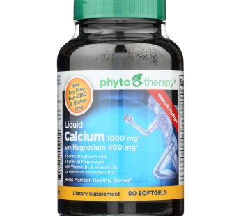 Phyto-therapy Liquid Calcium – 1000 Mg – 90 Softgels