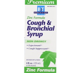 Boericke And Tafel – Cough And Bronchitis Syrup With Zinc – 4 Oz