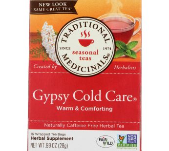 Traditional Medicinals Gypsy Cold Care Herbal Tea – 16 Tea Bags – Case Of 6