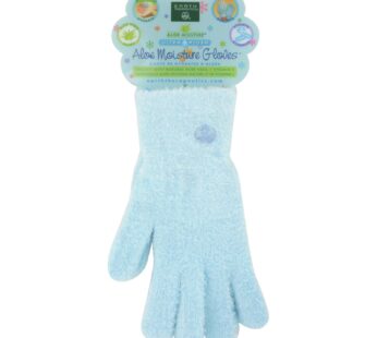 Earth Therapeutics Aloe Moisture Gloves Blue – 1 Pair