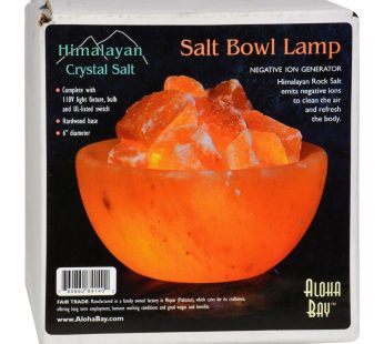 Himalayan Salt Bowl Lamp With Stones