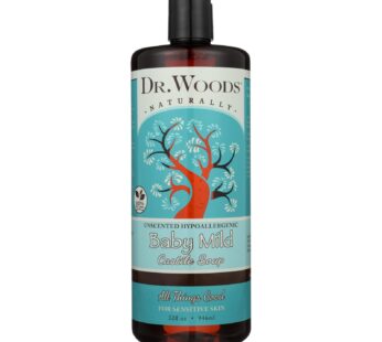 Dr. Woods Naturals Castile Soap – Baby Mild – Case Of 1 – 32 Oz.