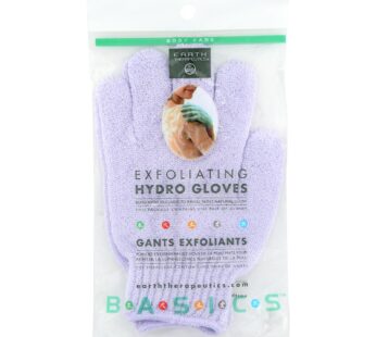 Earth Therapeutics Exfoliating Hydro Gloves White – 1 Pair