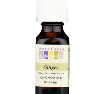 Aura Cacia – Essential Oil Ginger – 0.5 Fl Oz