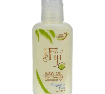 Organic Fiji Virgin Coconut Oil Fragrance Free – 3 Oz