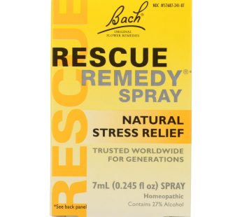 Bach Flower Remedies Rescue Remedy Spray – 0.245 Fl Oz