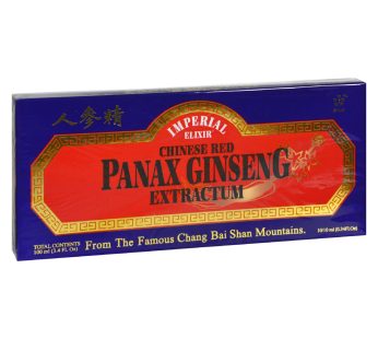 Imperial Elixir Chinese Red Panax Ginseng Extractum – 10 Bottles – 10 Ml Each