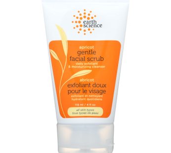 Earth Science Facial Scrub Apricot Gentle – 4 Fl Oz
