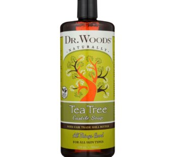 Dr. Woods Shea Vision Pure Castile Soap Tea Tree – 32 Fl Oz