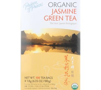 Prince Of Peace Organic Green Tea Jasmine – 100 Tea Bags