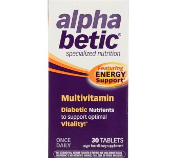 Nature Works Alpha Betic Once-a-day Multiple Vitamins – 30 Caplets
