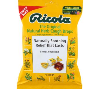 Ricola Cough Drops – Original Herb – Case Of 12 – 50 Pack