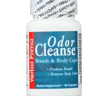 Yerba Prima Odor Cleanse Breath And Body – 50 Capsules