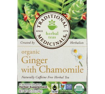 Traditional Medicinals Organic Golden Ginger Tea – Case Of 6 – 16 Bags