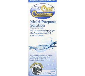 Clear Conscience Multi Purpose Contact Lens Solution – 12 Oz
