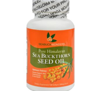 Seabuck Wonders Sea Buckthorn Seed Oil – 500 Mg – 60 Softgels