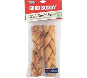 Castor And Pollux Good Buddy Braided Sticks Dog Chews – Chicken Braids – Case Of 9