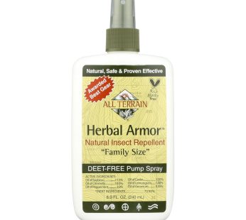 All Terrain – Herbal Armor Natural Insect Repellent Family Size – 8 Fl Oz