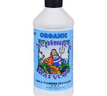 Neptune’s Harvest Fish And Seaweed Fertilizer Blend – Blue Label – 18 Oz