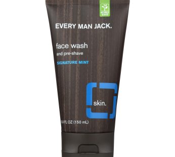 Every Man Jack Hydrating Face Wash – Face Wash – 5 Fl Oz.