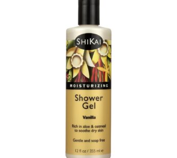 Shikai Products Shower Gel – Vanilla – 12 Oz
