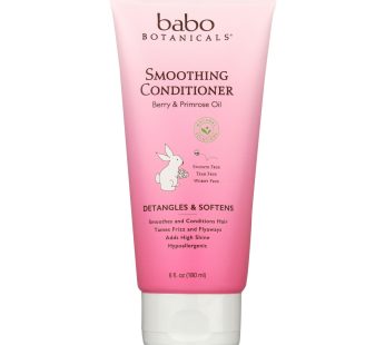 Babo Botanicals – Detangling Conditioner – Instantly Smooth Berry Primrose – 6 Oz