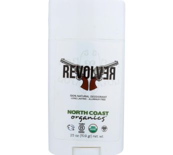 North Coast Organics Deodorant – Revolver – 1 Each – 2.5 Oz.